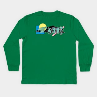 90s What's the 411? Kids Long Sleeve T-Shirt